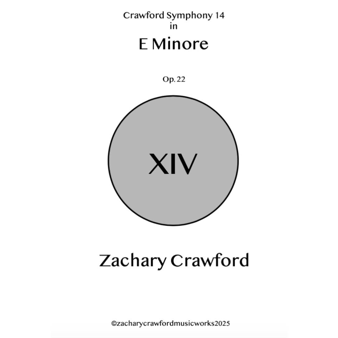 Crawford Symphony XIV in E Minor cover art