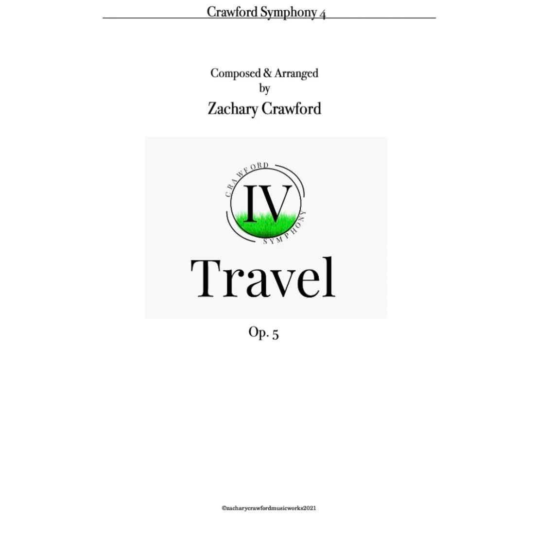 Crawford Symphony IV "Travel" cover art